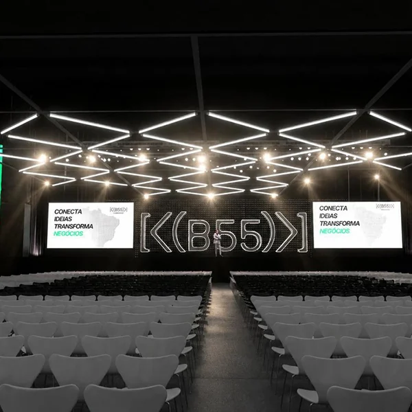 Palco principal da B55 Conference